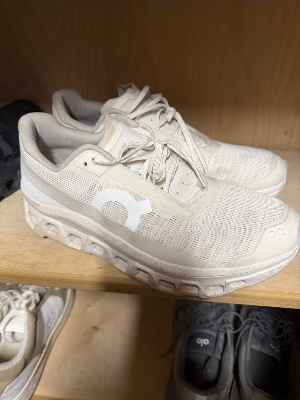 On Running Men’s Cloudswift Athletic Shoes in Off-White